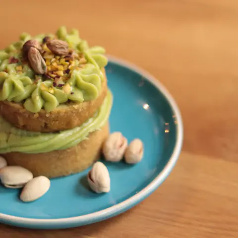 Mini torta de pistacho